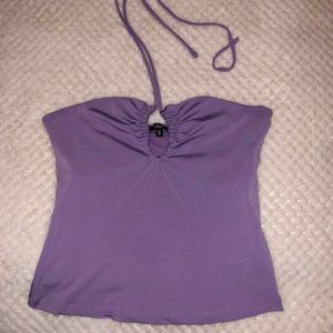 Purple halter top